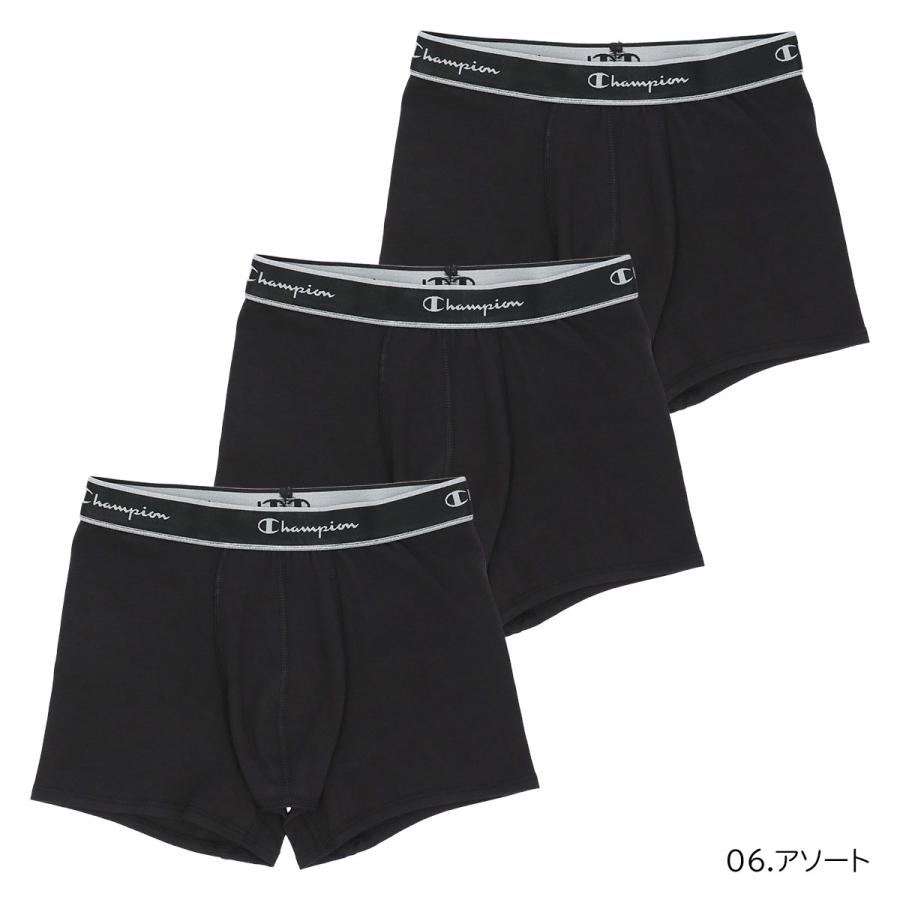 Champion（チャンピオン） 3枚セット メンズ ボクサーパンツ 抗菌防臭