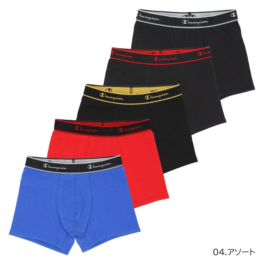 Champion（チャンピオン） メンズ ボクサーパンツ 5枚セット 抗菌防臭