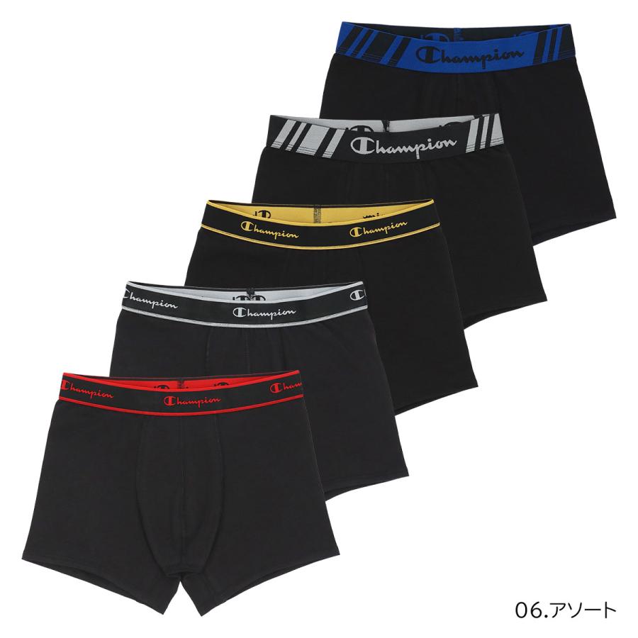 Champion（チャンピオン） メンズ ボクサーパンツ 5枚セット 抗菌防臭