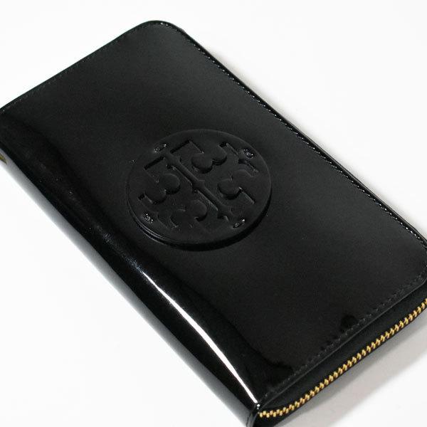 値引きする Tory Burch トリーバーチ ラウンドファスナー長財布 009 ブラック レディース エナメル パテント お洒落 Www Yalaphone Com