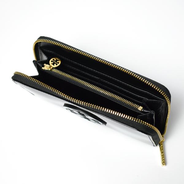 値引きする Tory Burch トリーバーチ ラウンドファスナー長財布 009 ブラック レディース エナメル パテント お洒落 Www Yalaphone Com