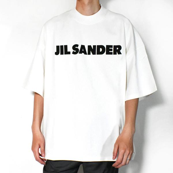 JIL SANDER ジルサンダー オーバーサイズ 半袖Tシャツ JSMP707020 100 メンズ カットソー ロゴT