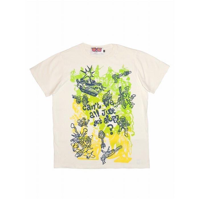 50％OFF アラカザム ALAKAZAM Tシャツ　半袖　グラフィックBATTLE ROYALE by Will Sweeney and Rob Green/OFF WHITE 再入荷｜glandproof｜02