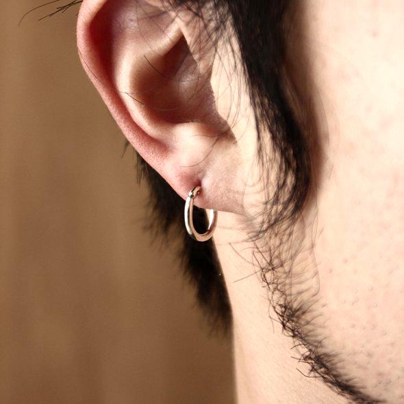 VIVIFY Hoop Pierce(S) 両耳用 VFP-096 VIVIFY（ビビファイ） 即日発送 フープピアス シンプル シルバーHoop