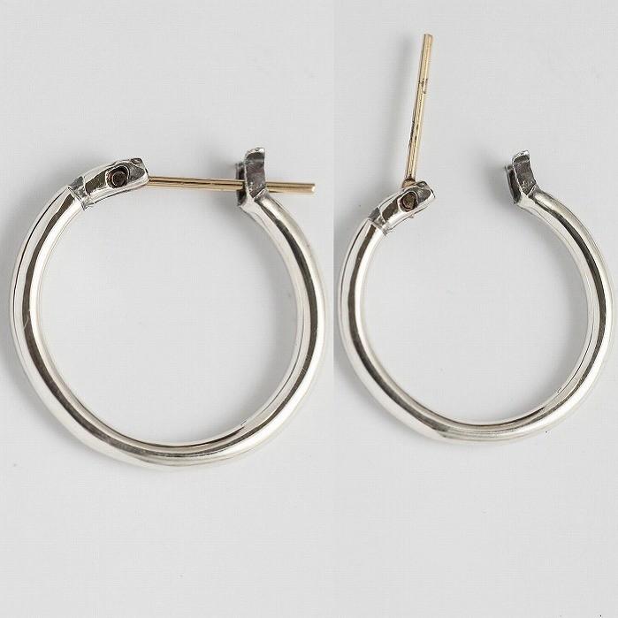 VIVIFY / ビビファイ   ピアス K18 gold 全金 Pierce k18gold post Hoop pierce （2.5mm body） (L) - VIVIFY STORE