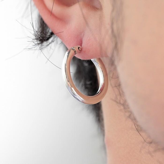 VIVIFY（ビビファイ） ピアス フープピアス シルバーk18goldpost Hoop