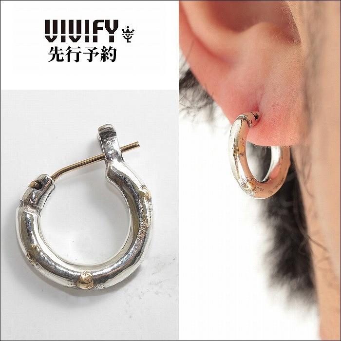 VIVIFY（ビビファイ） ピアス フープピアス シルバーk18goldpost Hoop