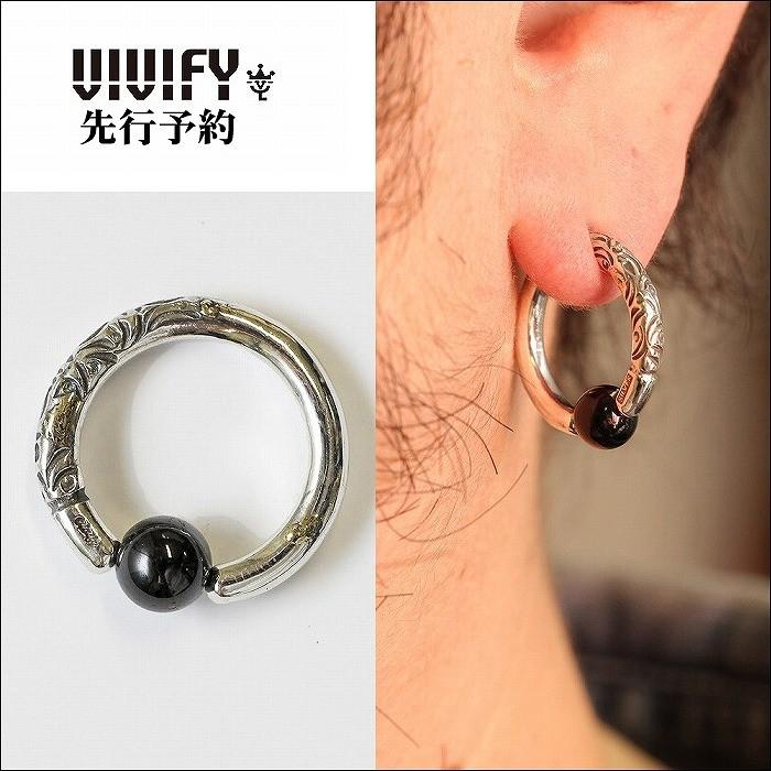 VIVIFY Body Pierce 8~9G シルバー オニキス VIVIFY Body Pierce 8~9G シルバー オニキス