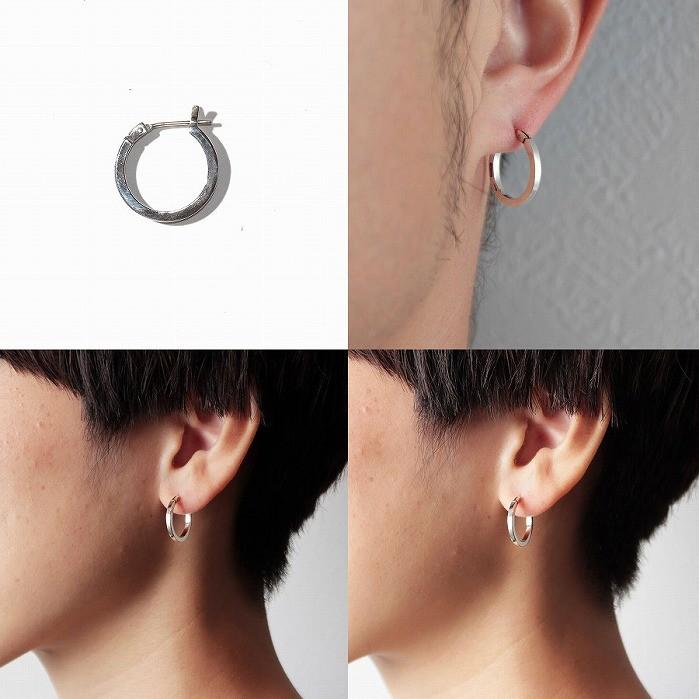 VIVIFY シルバー フープピアス　ビビファイ VIVIFY（ビビファイ） ピアス シルバー フープピアス SquareLine Hoop