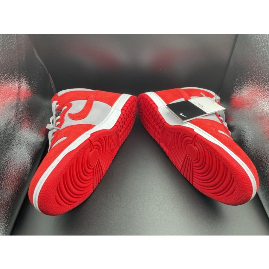 NIKE（ナイキ） [27.5cm]NIKE BY YOU DUNK HI グレイ/レッド DJ7023