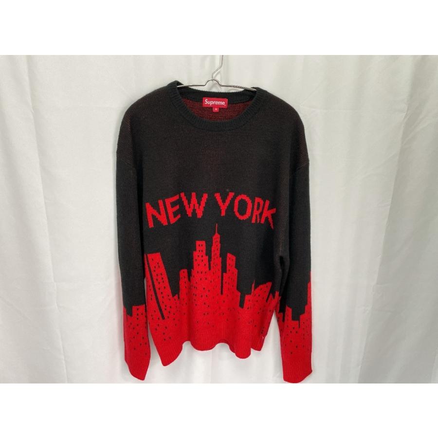 Supreme シュプリーム New York Sweater レッド サイズM｜glant