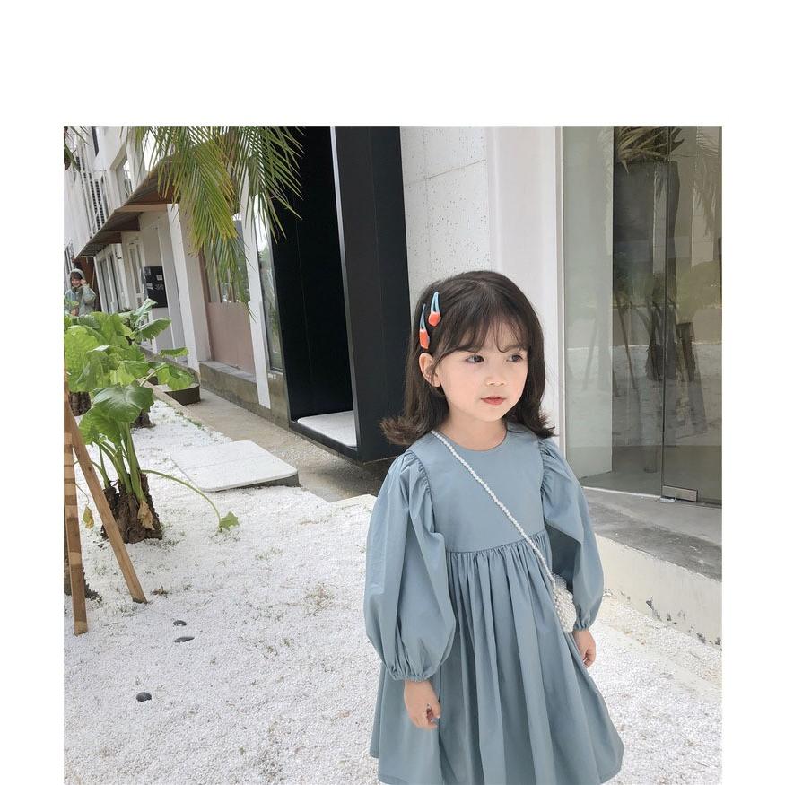 子供服 女の子 ワンピース キッズ 秋 服 ジュニア 女の子 長袖 ガールズワンピース かわいい 無地 韓国子供服 95 100 105 115 1 130cm Lia0107 Glanz 通販 Yahoo ショッピング
