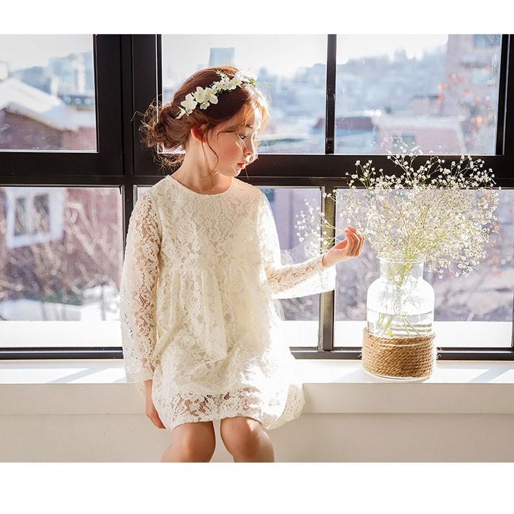 子供服 ワンピース キッズ 女の子 秋 ジュニア 女の子 白ワンピース キッズ レース 長袖 ガールズ 子ども服 カジュアル かわいい 韓国 ファッション Lmnvs0269 Glanz 通販 Yahoo ショッピング