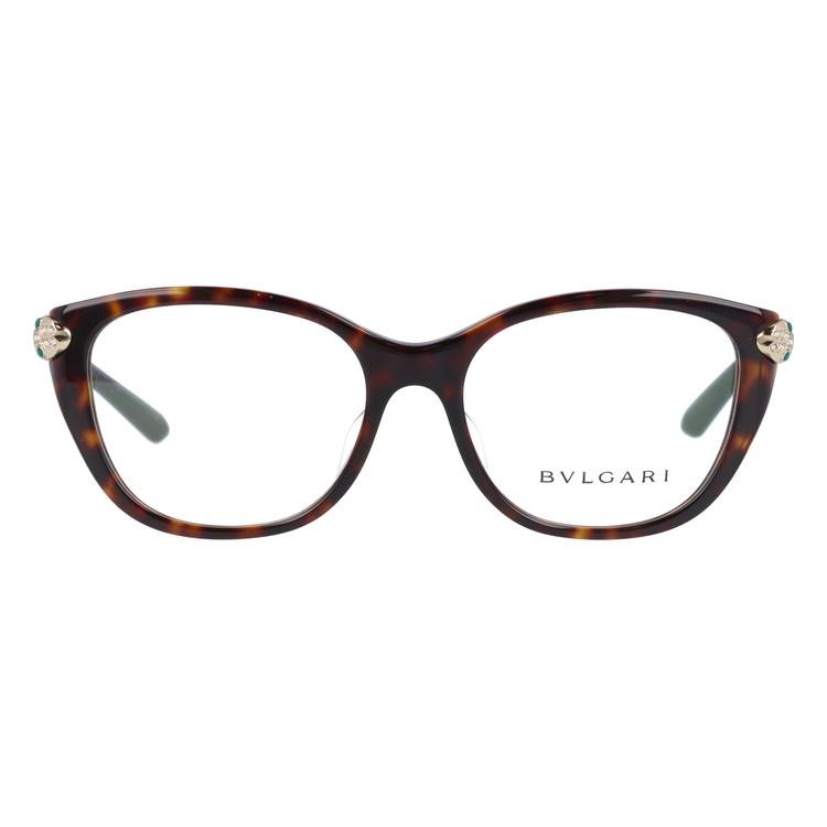 【BVLGARI】 メガネフレーム　ブラウン ブルガリのメガネ（BVLGARI）