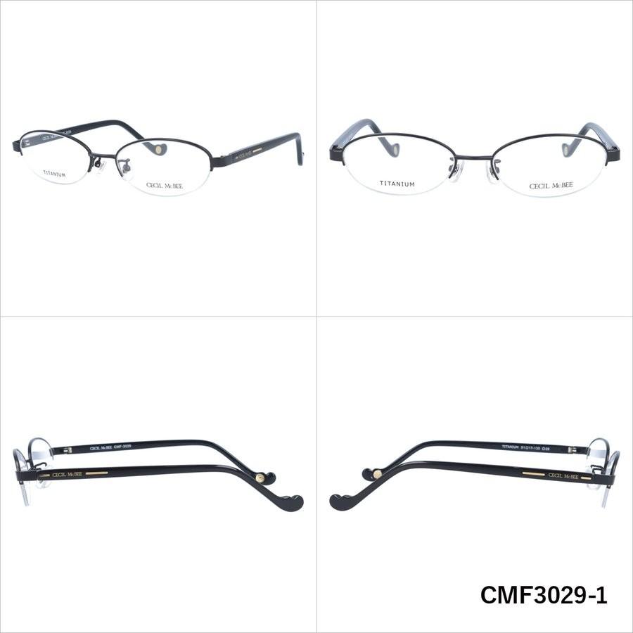 セシルマクビー メガネフレーム CECIL McBEE CMF3029 全4カラー 51 プレゼント ギフト ラッピング無料｜glass-expert｜02