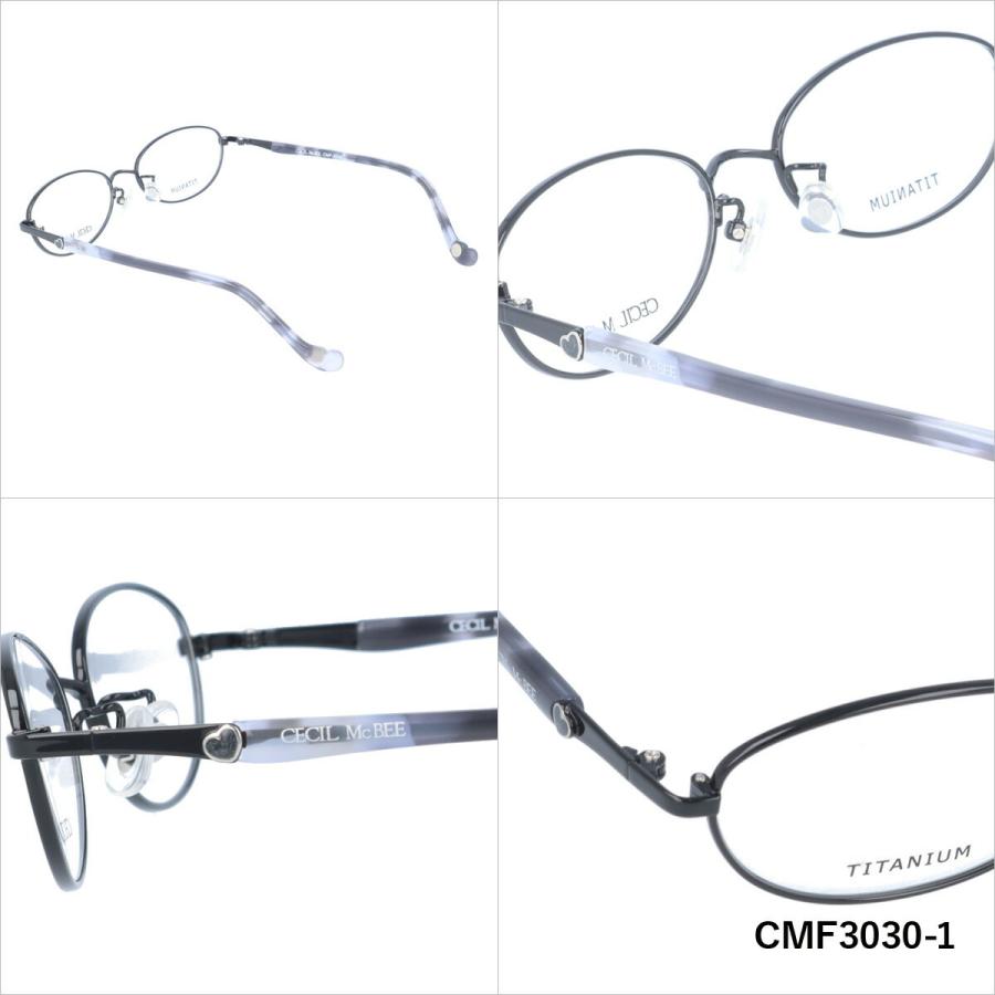 セシルマクビー メガネ フレーム ブランド 眼鏡 伊達 度付き 度入り CECIL McBEE CMF3030 全4カラー 51 プレゼント ギフト ラッピング無料｜glass-expert｜03