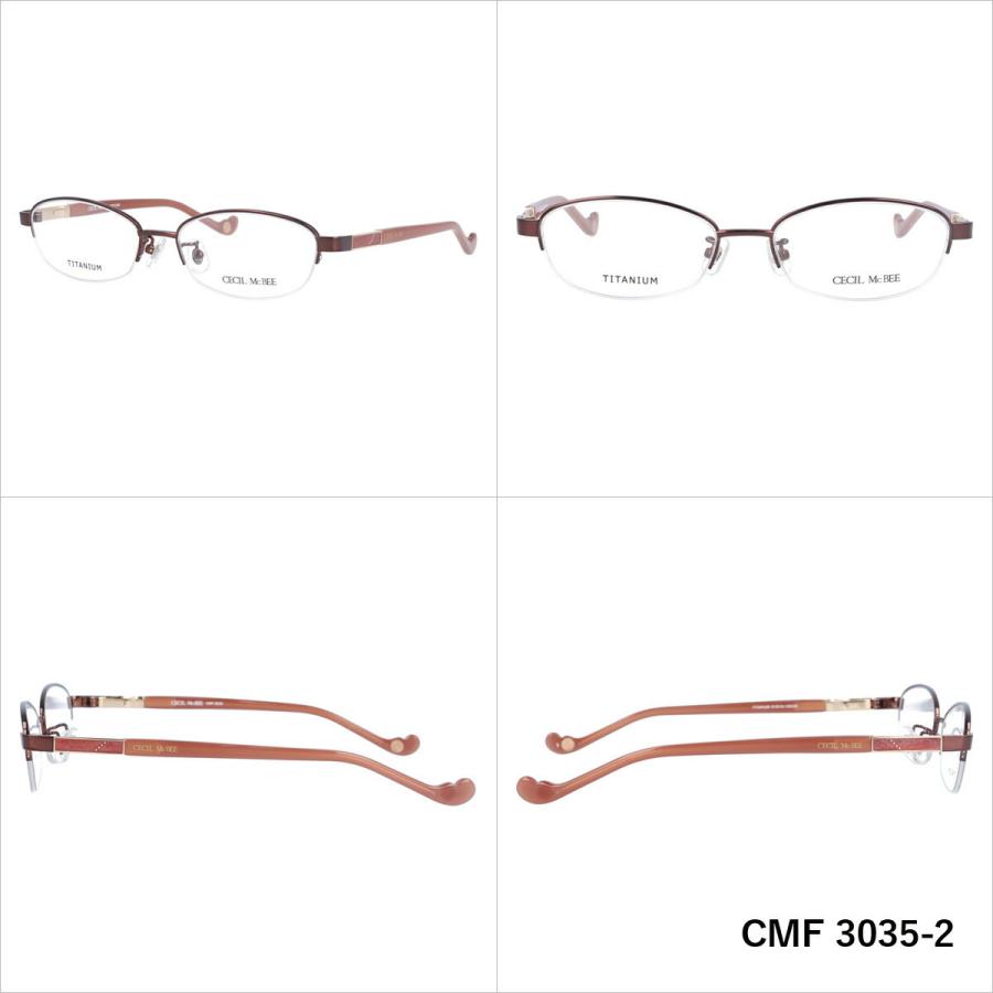 セシルマクビー メガネフレーム CECIL McBEE CMF3035 全4カラー 51 プレゼント ギフト ラッピング無料｜glass-expert｜04