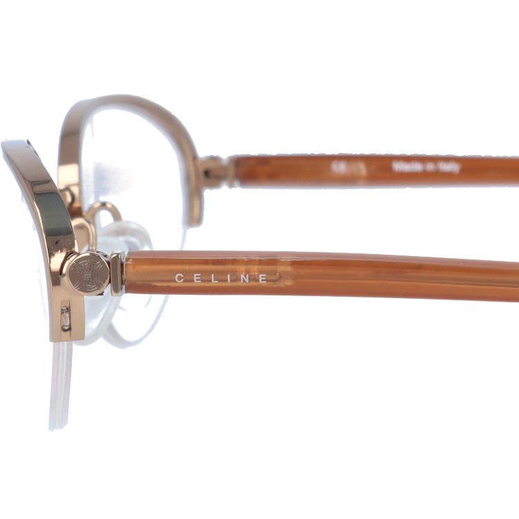 セリーヌ フレーム 伊達 度付き 度入り メガネ 眼鏡 CELINE VC1252M 52サイズ 0A32 レディース ハーフリム/フォックス プレゼント ギフト ラッピング無料｜glass-expert｜10