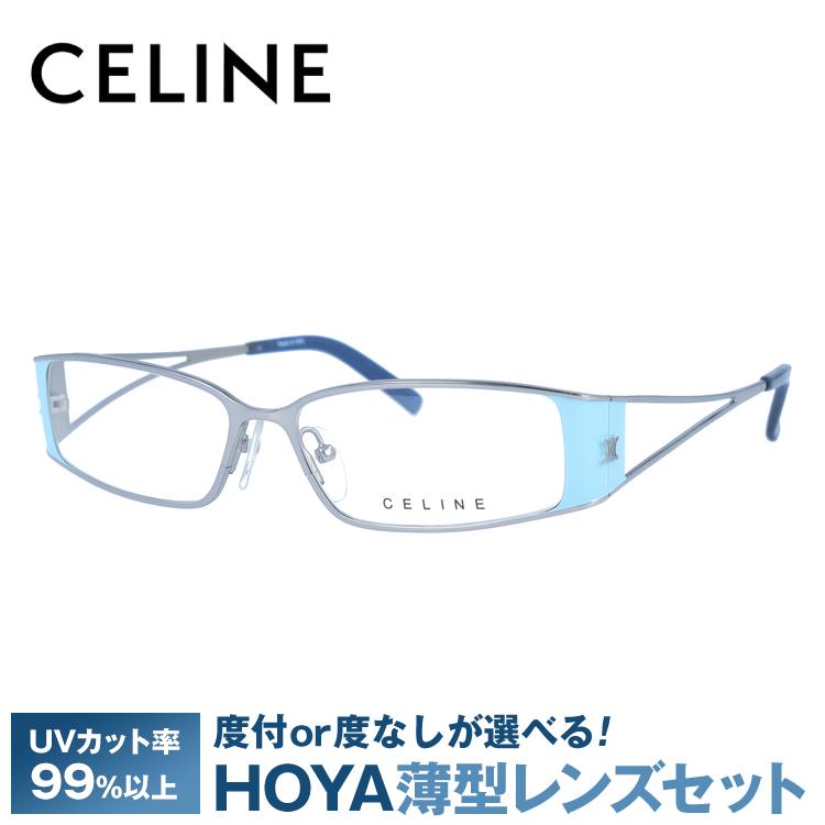 セリーヌ フレーム 伊達 度付き 度入り メガネ 眼鏡 CELINE VC1305M 52サイズ 0E98 レディース スクエア プレゼント ギフト ラッピング無料