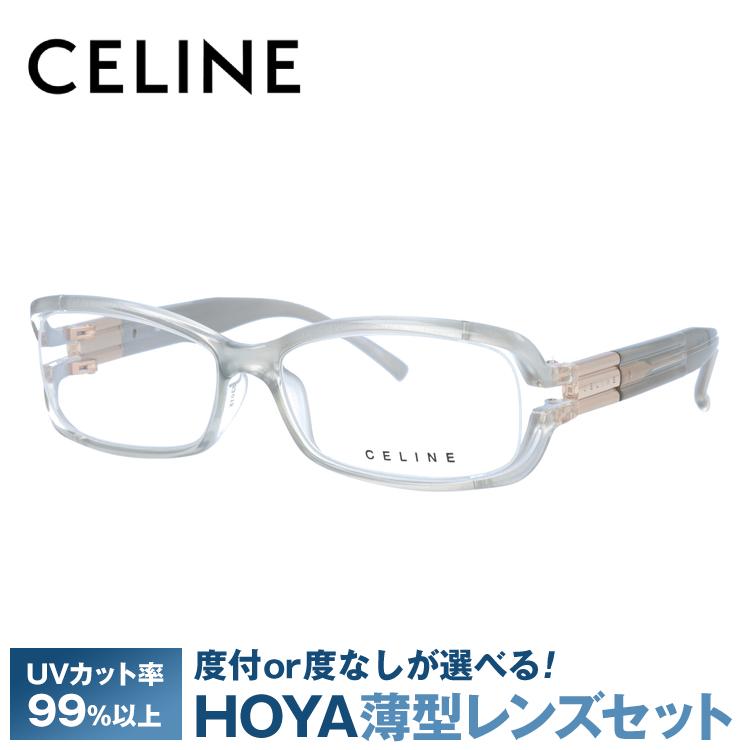 セリーヌ フレーム 伊達 度付き 度入り メガネ 眼鏡 CELINE VC1673M 53サイズ 093Q レディース セル/ハーフリム/スクエア プレゼント ギフト ラッピング無料｜glass-expert