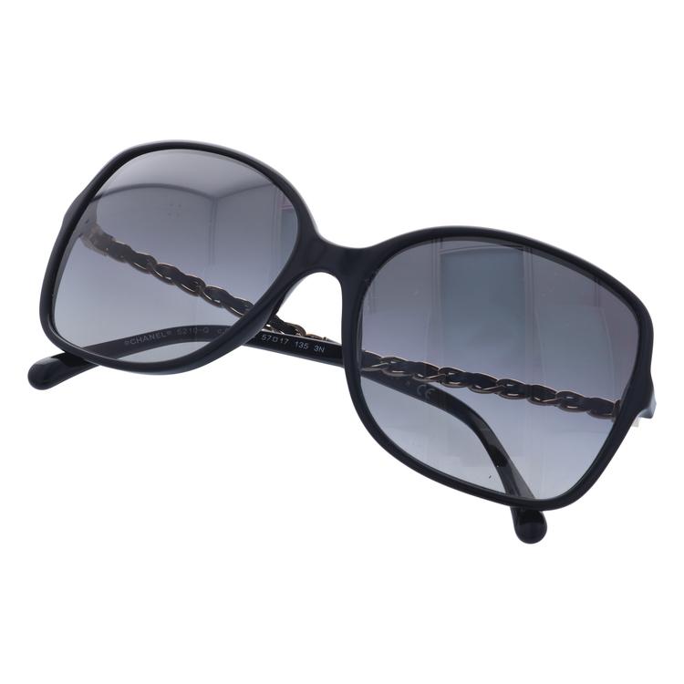 人気特価 CHANEL シャネル サングラス サイドチェーン ブラウン 5210