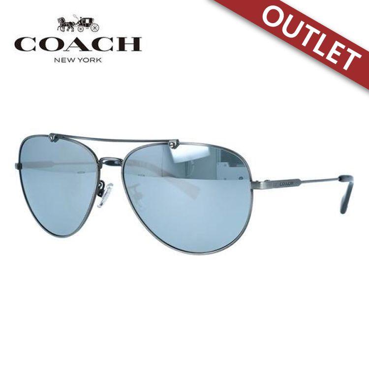 COACH（コーチ） 訳あり アウトレット サングラス ミラーレンズ COACH 