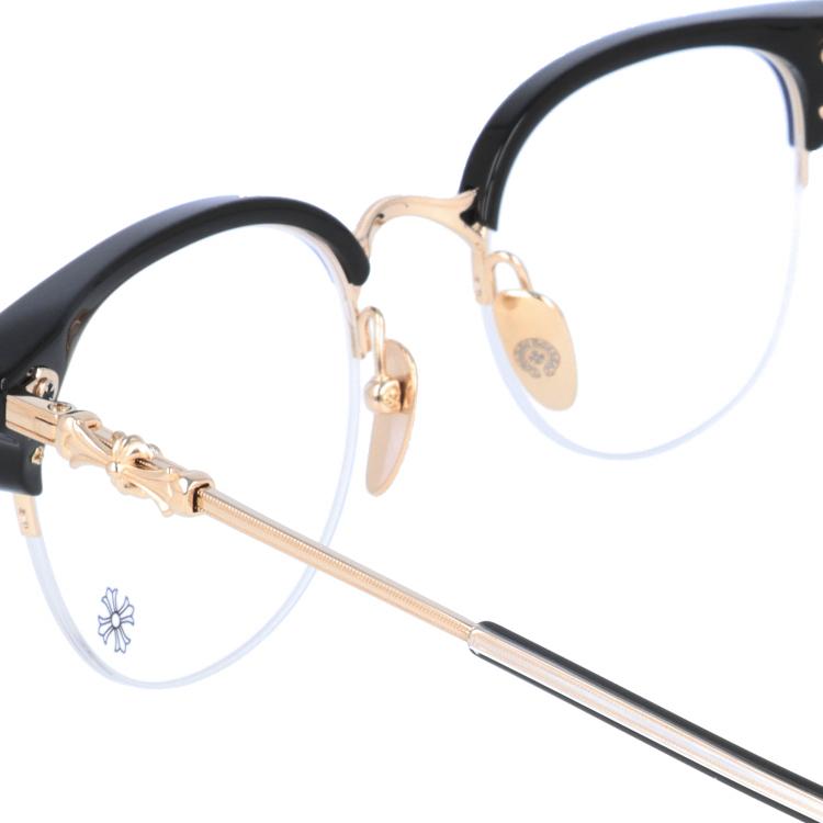 クロムハーツ メガネ フレーム Chrome Hearts メンズ レディース 度付き 度あり Tang Bk Gp 51 Crhs01 眼鏡達人 通販 Yahoo ショッピング