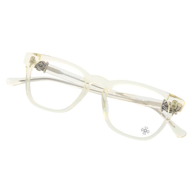 【まとめ売り】 クロムハーツ メガネフレーム レギュラーフィット CHROME HEARTS LOUVIN CUP 51 WC Wheat Crystal 51 プレゼント ギフト ラッピング無料 【GMS1531993185】(56000円)
