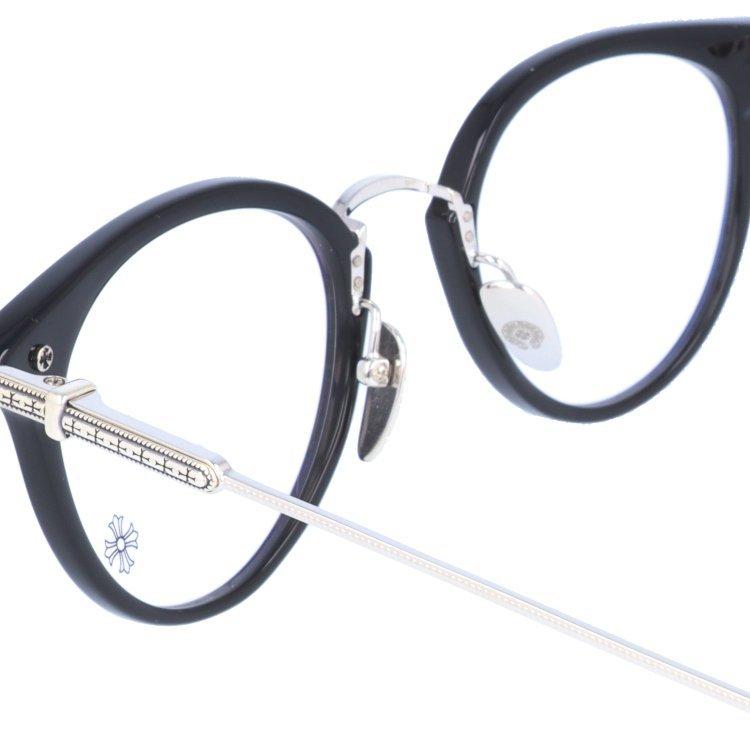 クロムハーツブラックフレーム サングラス クリアレンズ CHROME HEARTS クロムハーツ BELOW ME サングラス クリアレンズ