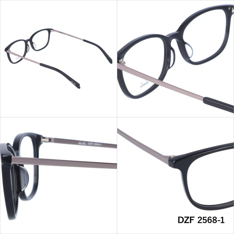 ダズリン メガネフレーム アジアンフィット dazzlin DZF2568 全4カラー 50 dazzlin（ダズリン） メガネフレーム かわいい ブランド レディース