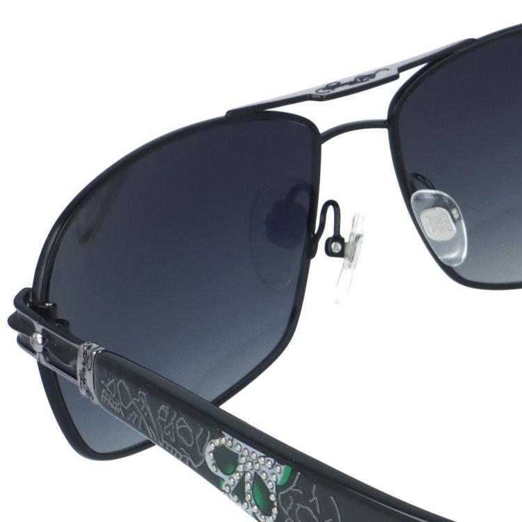 訳あり エドハーディー サングラス アジアンフィット Ed Hardy SKULL