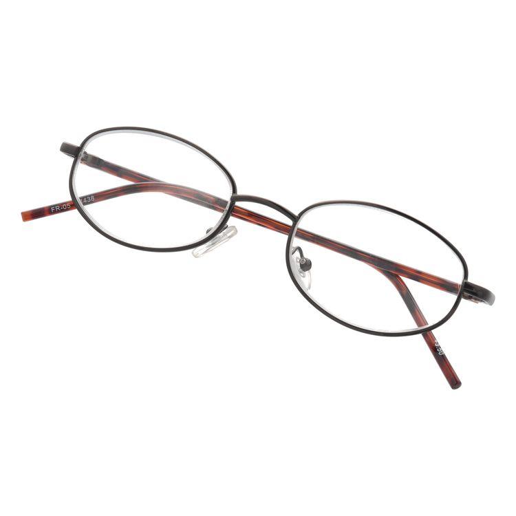 老眼鏡 シニアグラス リーディンググラス FR-05 BP ブラウン メンズ