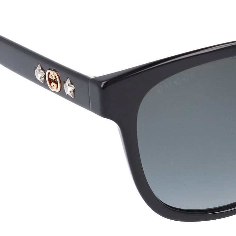 GUCCI グッチ サングラス インターロッキングG GG0232SK ブラック系×レンズ クリアブラックグラデーション系 プラスチック ユニセックス ビー 美品 GUCCI（グッチ） サングラス インターロッキング GG アジアンフィット