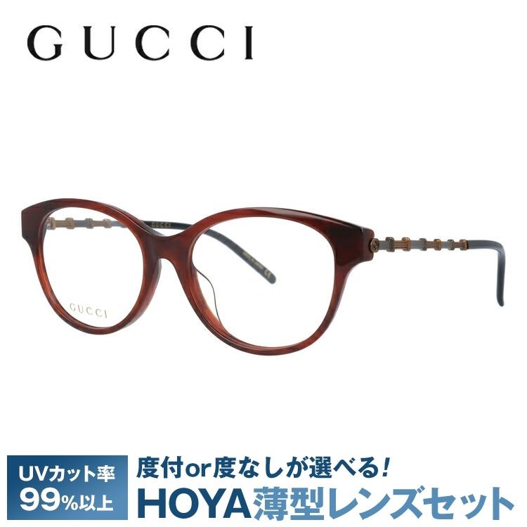 グッチ GUCCI メガネ 眼鏡 フレーム 度付き 度入り 伊達 アジアンフィット GG0658OA 002 53 メタル バンブー プレゼント ギフト ラッピング無料