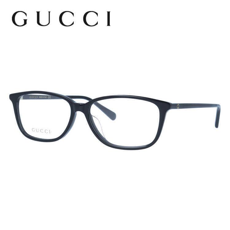グッチ GUCCI メガネ 眼鏡 フレーム 度付き 度入り 伊達 アジアンフィット GG0757OA 001 54 インターロッキングG イタリア製 プレゼント ギフト ラッピング無料