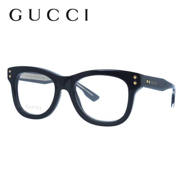グッチ GUCCI メガネ 眼鏡 フレーム 度付き 度入り 伊達 レギュラーフィット GG1086O 001 51 イタリア製 プレゼント ギフト ラッピング無料