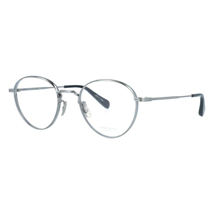 メンズ OLIVER PEOPLES ボストン型 メガネフレーム 度数変更可能