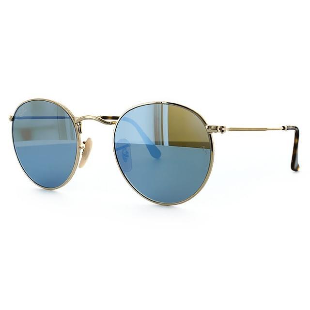Ray-Ban（レイバン） サングラス 度付き対応 ミラー ラウンドメタル 