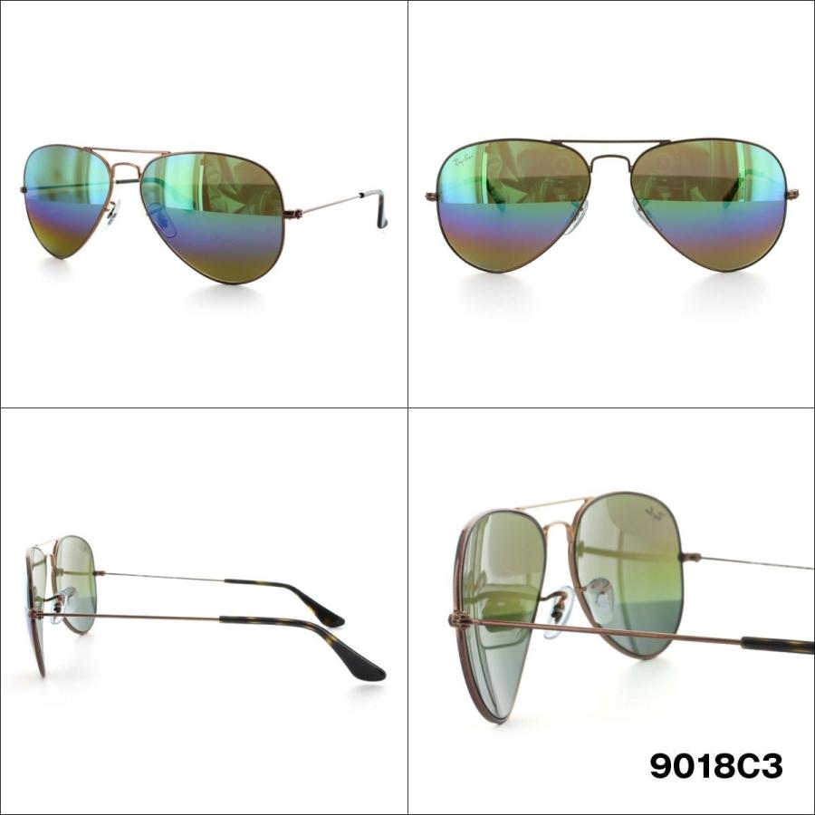 レイバン サングラス アビエーター ラージメタル RB3025 9018C3/9019C2/9020C4 58サイズ Rainbow Flash ミラー Ray-Ban 海外正規品 プレゼント ギフト｜glass-expert｜02