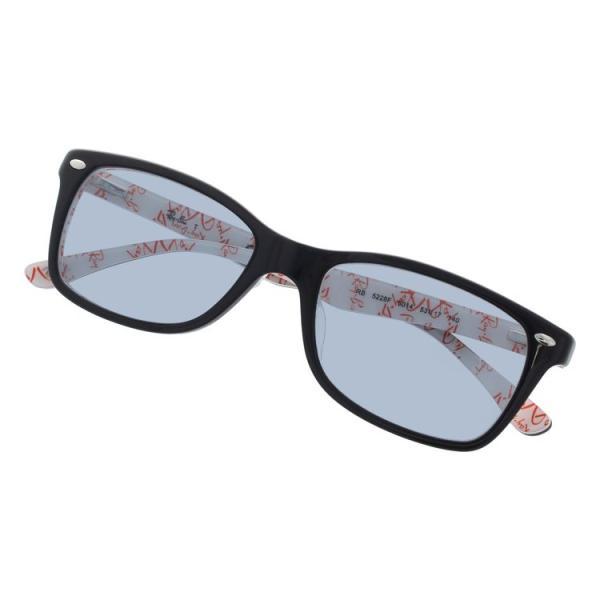 レイバン サングラス ライトブルースモーク ライトカラー オリジナルレンズセット アジアンフィット RX5228F 5014 53 Ray-Ban スクエア プレゼント ギフト｜glass-expert｜08