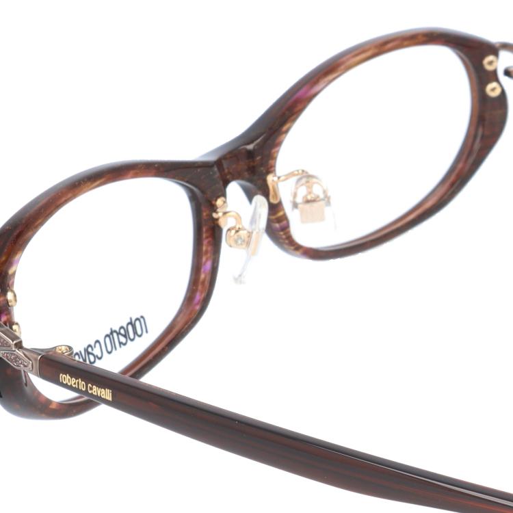 ロベルト カバリ フレーム ブランド 伊達 度付き 度入り メガネ 眼鏡 RC0603-2 52サイズ roberto cavalli セル/ラウンド/レディース プレゼント ギフト