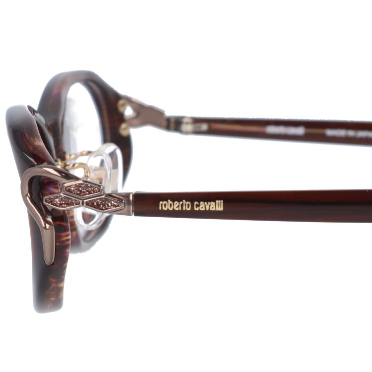 ロベルト カバリ フレーム ブランド 伊達 度付き 度入り メガネ 眼鏡 RC0603-2 52サイズ roberto cavalli セル/ラウンド/レディース プレゼント ギフト