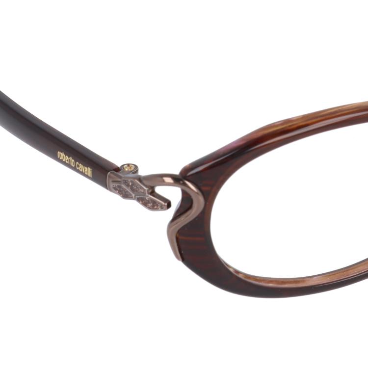 ロベルト カバリ フレーム ブランド 伊達 度付き 度入り メガネ 眼鏡 RC0603-2 52サイズ roberto cavalli セル/ラウンド/レディース プレゼント ギフト