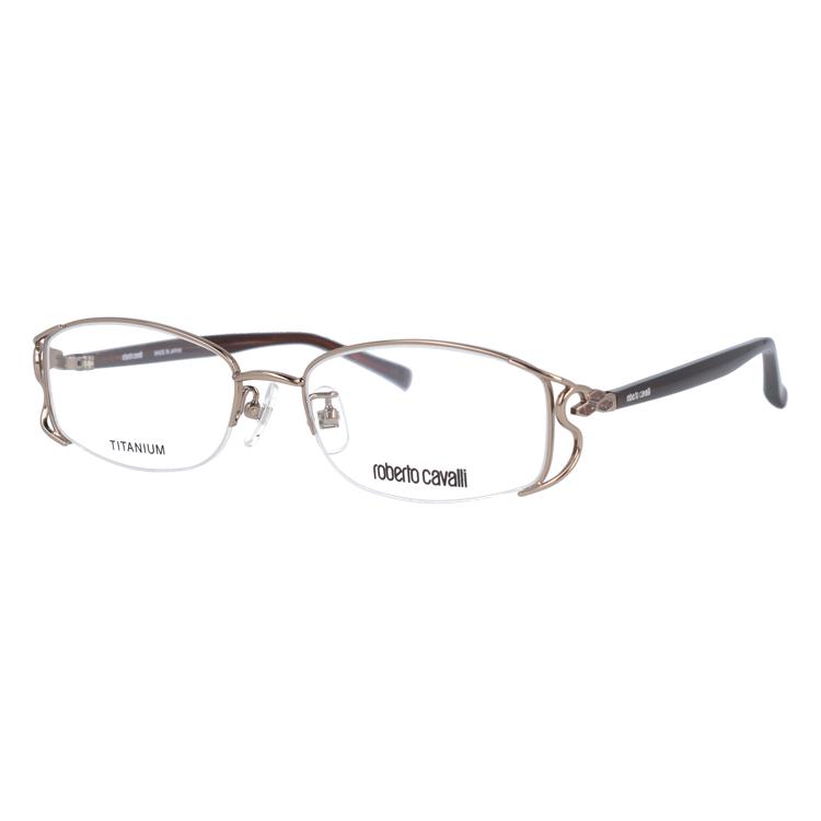 ロベルト カバリ フレーム ブランド 伊達 度付き 度入り メガネ 眼鏡 RC0604-1 52サイズ roberto cavalli チタン/スクエア/レディース プレゼント ギフト