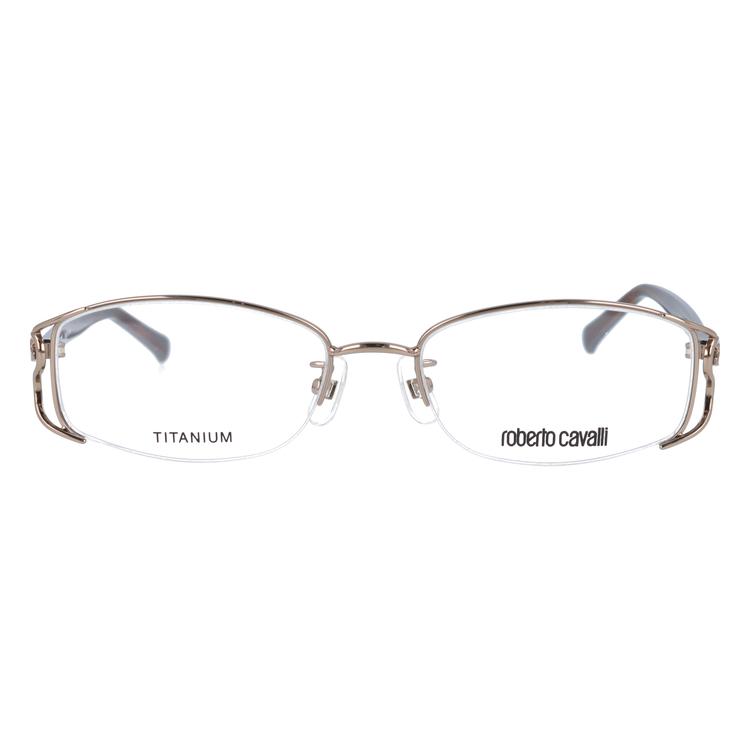 ロベルト カバリ フレーム ブランド 伊達 度付き 度入り メガネ 眼鏡 RC0604-1 52サイズ roberto cavalli チタン/スクエア/レディース プレゼント ギフト