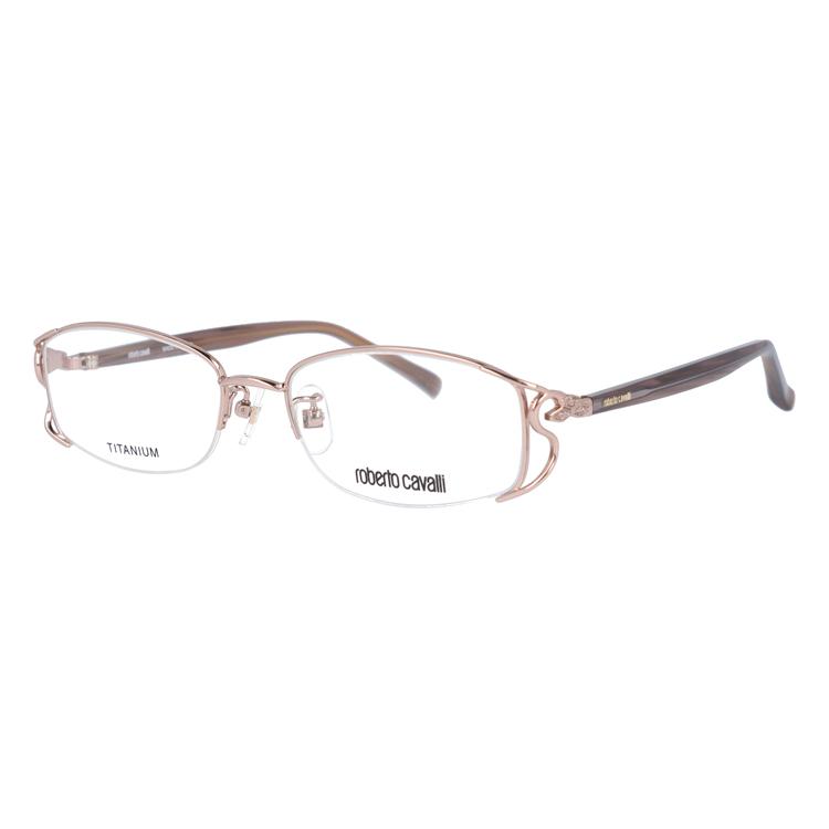 ロベルト カバリ フレーム ブランド 伊達 度付き 度入り メガネ 眼鏡 RC0604-2 52サイズ roberto cavalli チタン/スクエア/レディース プレゼント ギフト