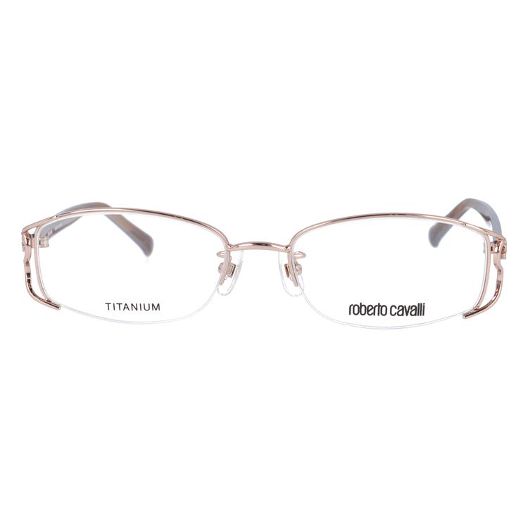 ロベルト カバリ フレーム ブランド 伊達 度付き 度入り メガネ 眼鏡 RC0604-2 52サイズ roberto cavalli チタン/スクエア/レディース プレゼント ギフト