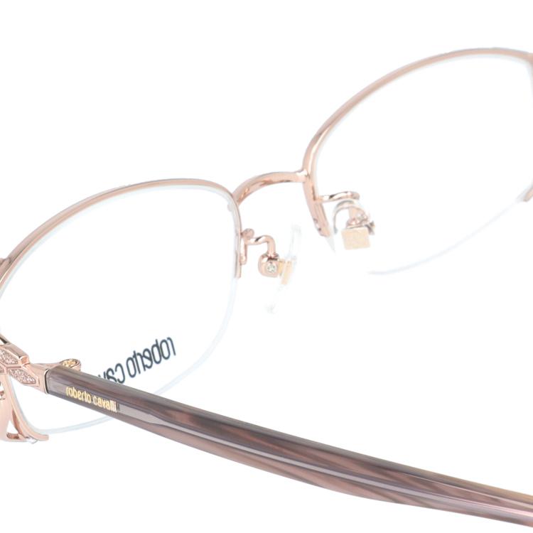 ロベルト カバリ フレーム ブランド 伊達 度付き 度入り メガネ 眼鏡 RC0604-2 52サイズ roberto cavalli チタン/スクエア/レディース プレゼント ギフト