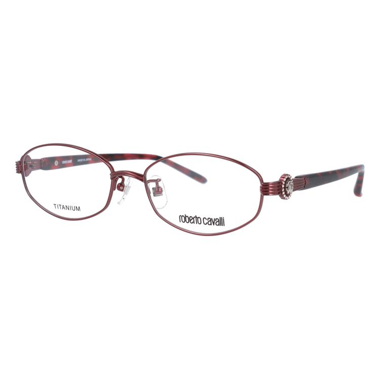 ロベルト カバリ フレーム ブランド 伊達 度付き 度入り メガネ 眼鏡 RC0605-2 52サイズ roberto cavalli チタン/ラウンド/レディース プレゼント ギフト カバリ 眼鏡 RC0605 roberto cavalli プレゼント ギフト