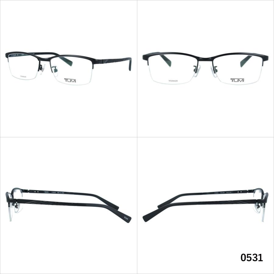 トゥミ メガネ フレーム 国内正規品 伊達メガネ 老眼鏡 度付き ブルーライトカット TUMI VTU055J 55 スクエア 遠近両用 対応可能 眼鏡 めがね プレゼント ギフト｜glass-expert｜02